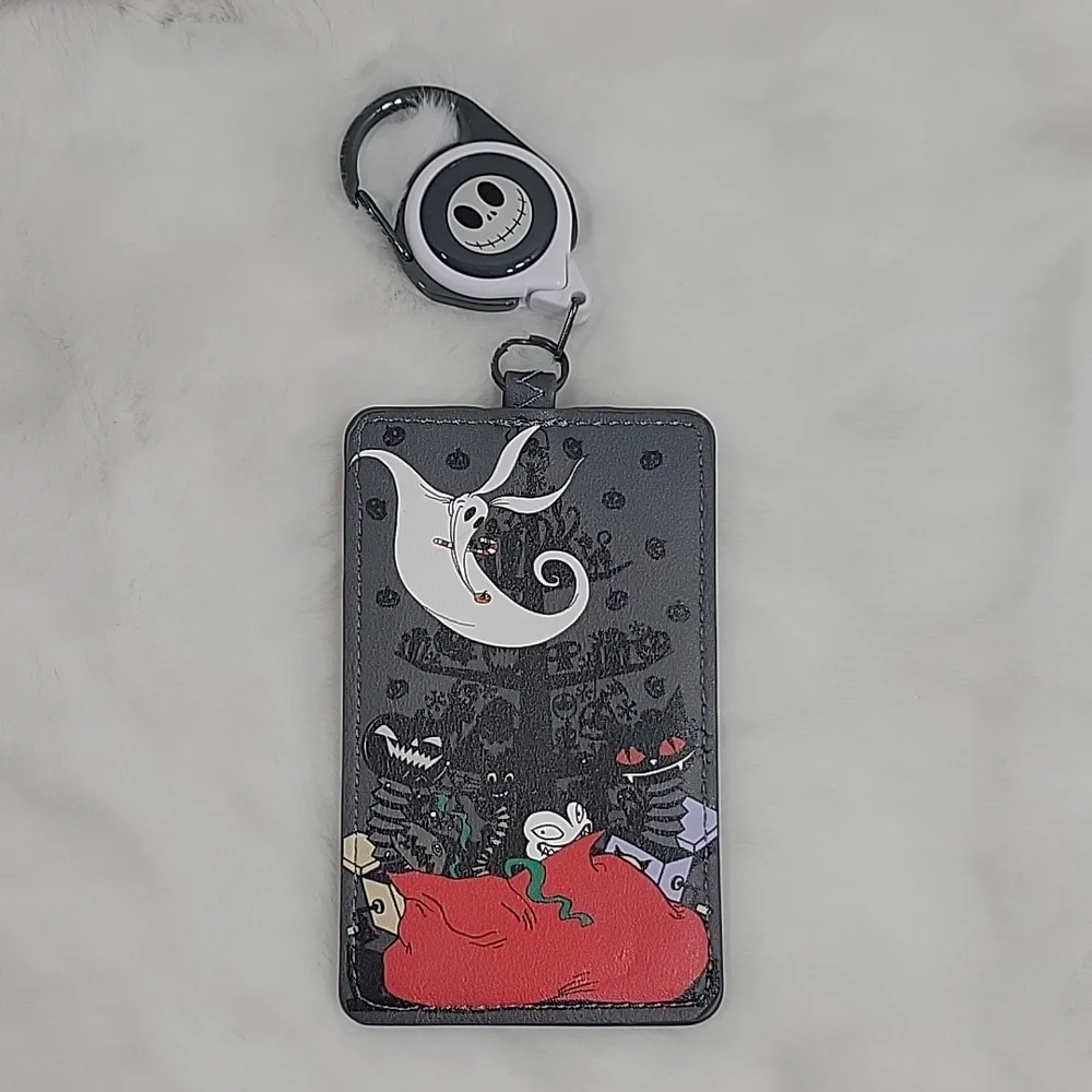 Loungefly Nightmare Before Christmas Jack Skellington & Zero Retractable Lanyard